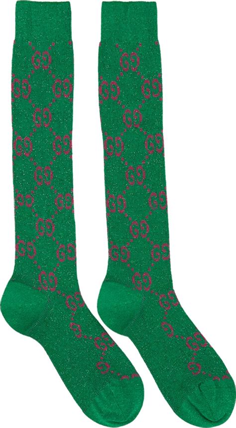 pink and green gucci socks|faux gucci tights.